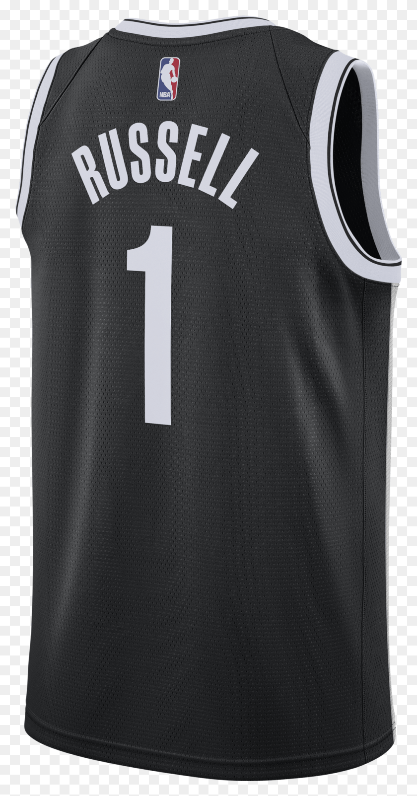 1011x2001 Previous Next Brooklyn Nets D Angelo Russell Jersey, Shirt, Clothing, Apparel HD PNG Download