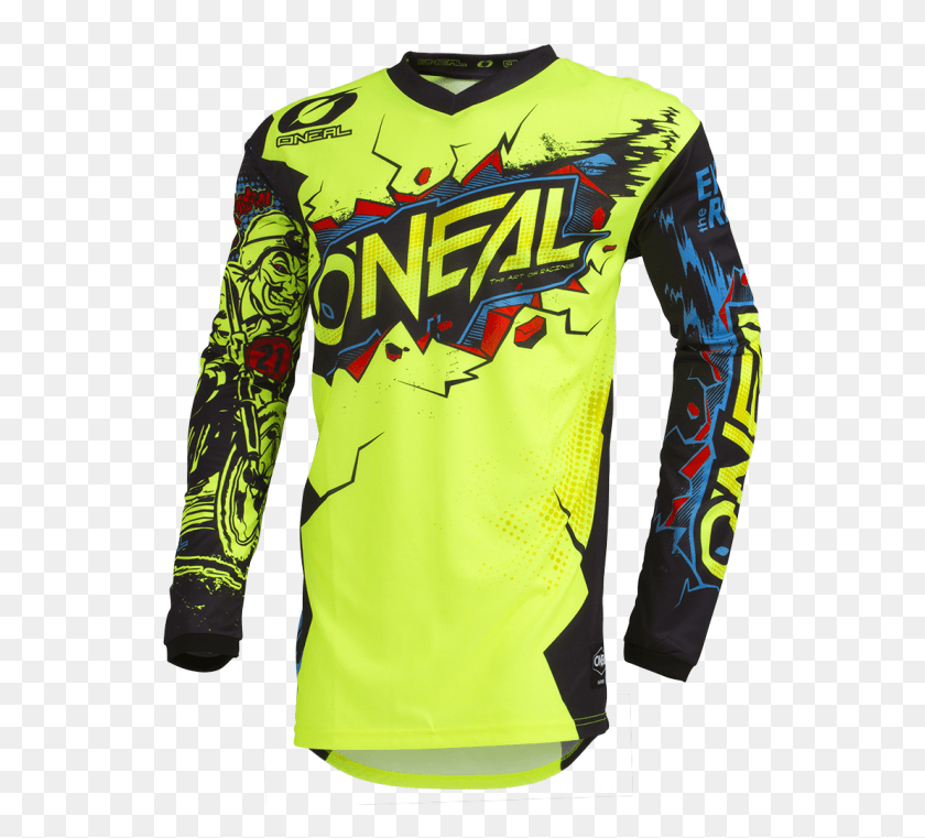 546x701 Previousnext O Neal Element Villain, Sleeve, Clothing, Apparel HD PNG Download