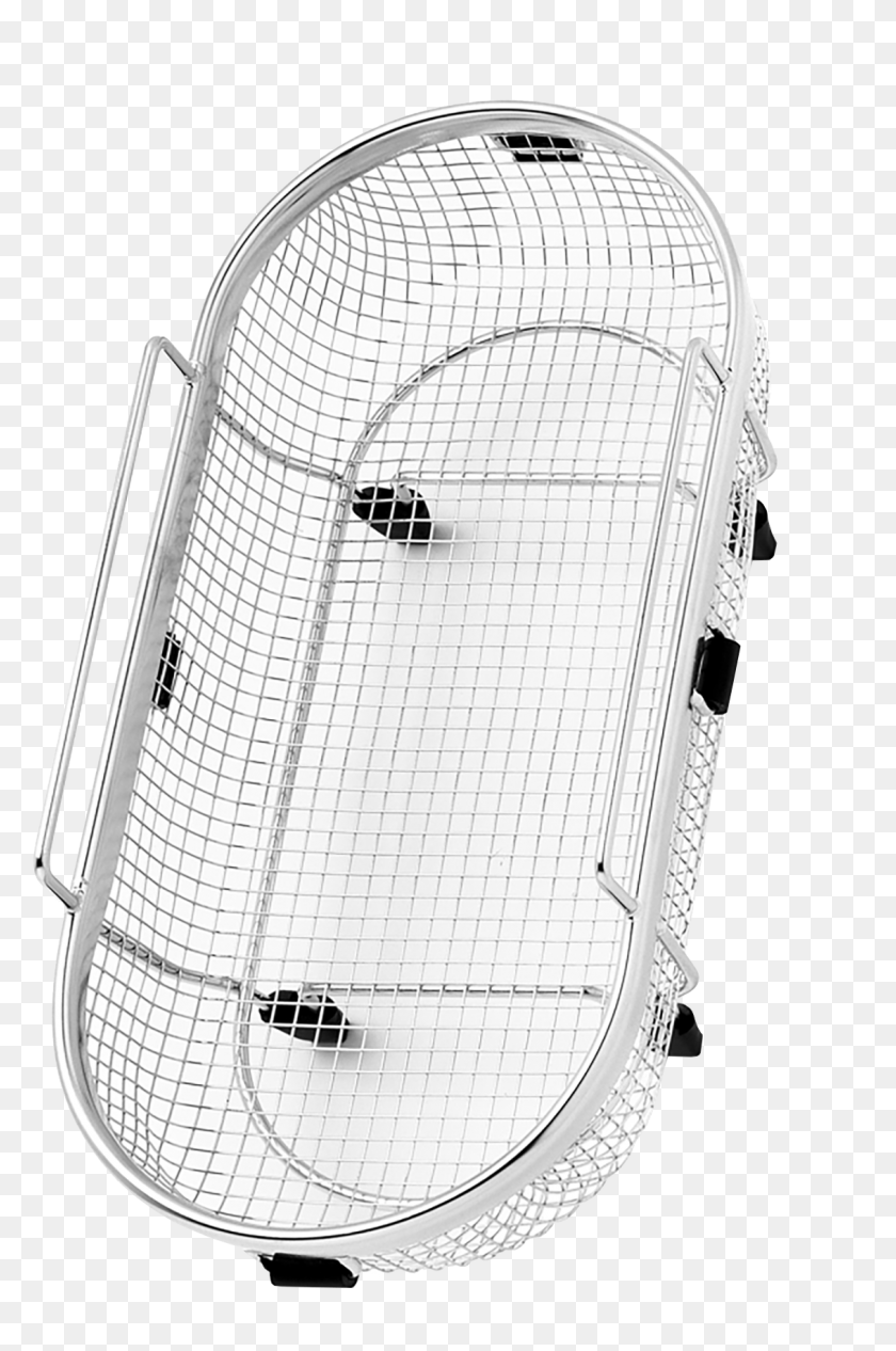 1131x1749 Prevoir Stainless Steel Mesh Colander With Side Bumpers Monochrome, Tennis Racket, Racket, Shopping Cart HD PNG Download