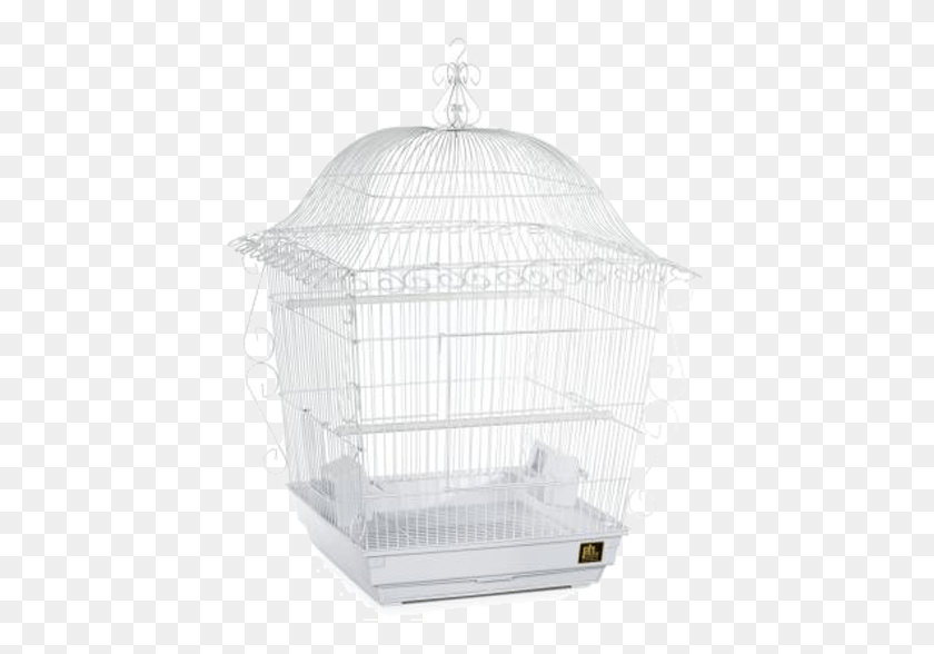 444x528 Prevue Pet Products Pp 220w Elegant Scrollwork Bird Cage, Crib, Furniture HD PNG Download