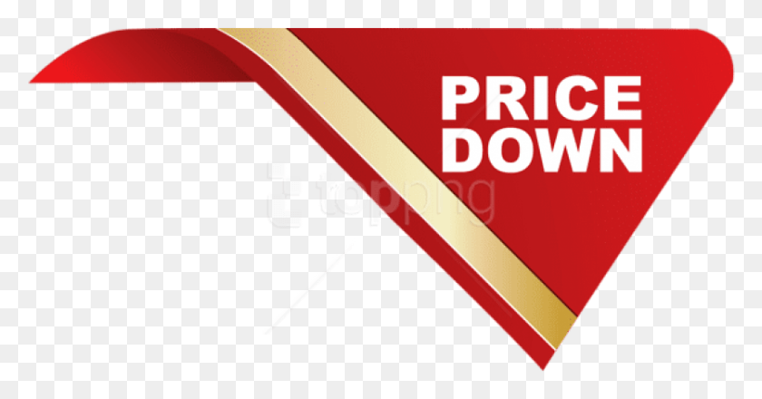 835x407 Price Down, Label, Text, Symbol HD PNG Download