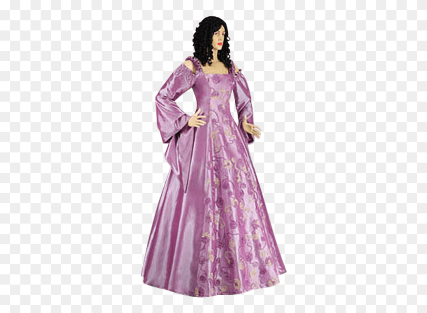 290x556 Price Match Policy Purple Medieval Princess Dresses, Clothing, Apparel, Evening Dress HD PNG Download