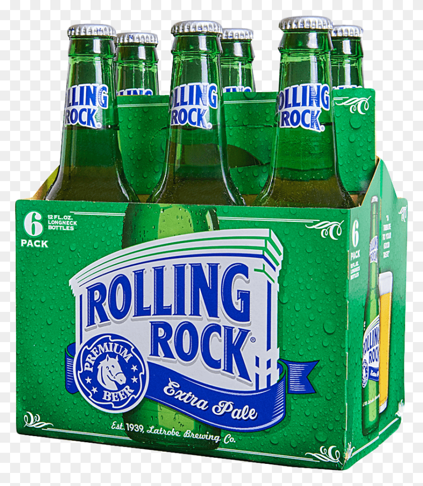835x970 Precio De La Cerveza Rolling Rock Logo, Botella, Alcohol, Bebidas Hd Png