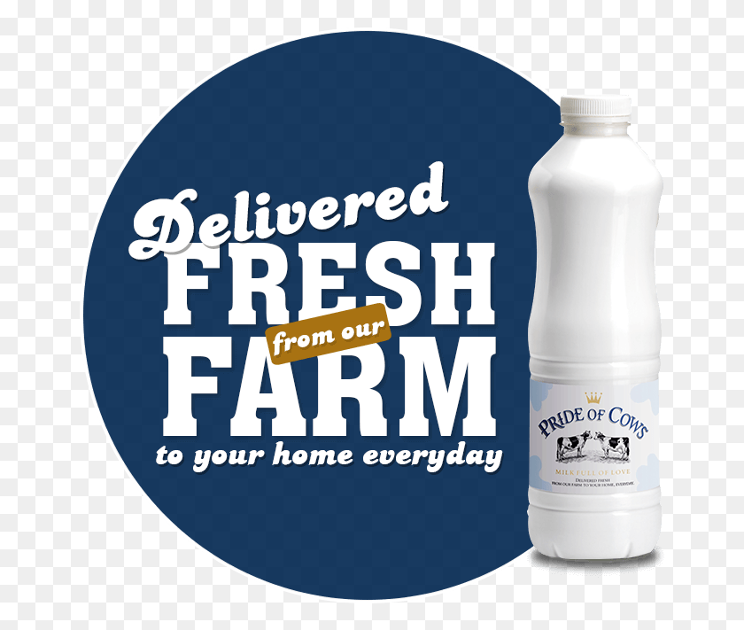 661x651 Pride Of Cows Best Milk Brand In India Pride Of Cows Products, Bottle, Mineral Water, Beverage HD PNG Download