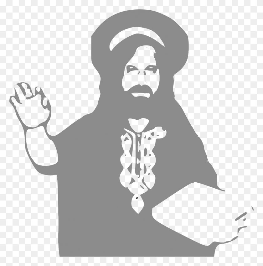 1264x1280 Sacerdote Richard Stallman Católico Richard Stallman Fondo Transparente, Stencil, Mano, Persona Hd Png