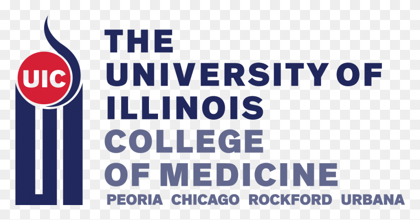 1383x677 Primary Bampw Logo University Of Illinois College Of Medicine, Text, Alphabet, Clothing HD PNG Download