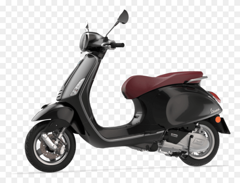 815x605 Primavera 150 3v Black 07 Vespa Sprint 150, Motorcycle, Vehicle, Transportation HD PNG Download