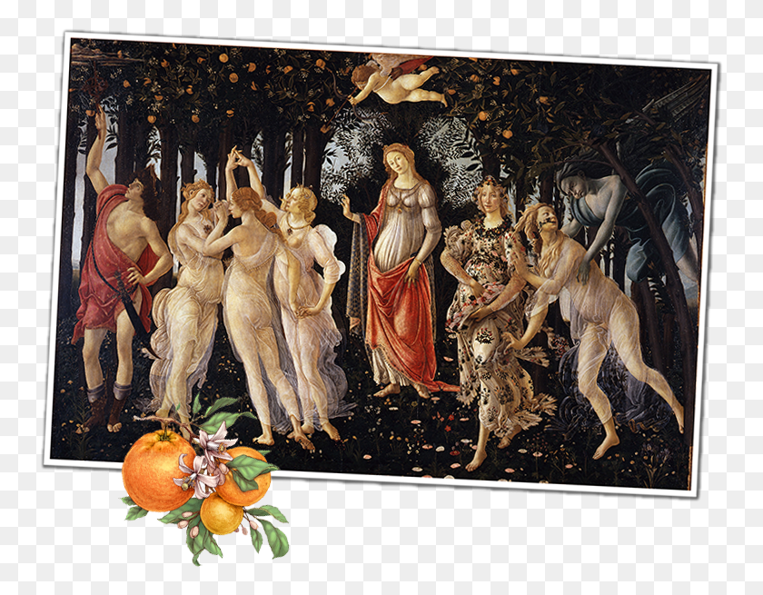 753x595 Primavera Primavera Botticelli, Persona Hd Png