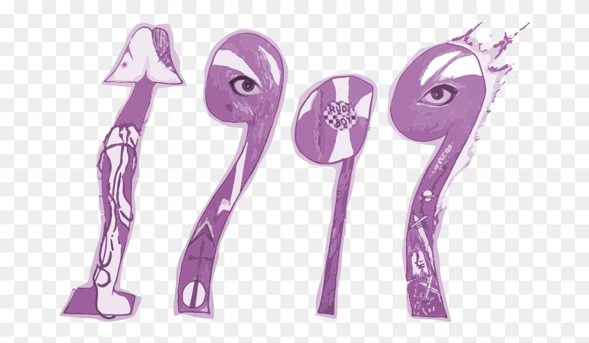 672x429 Prince 1999 Logo, Purple, Animal, Veins HD PNG Download