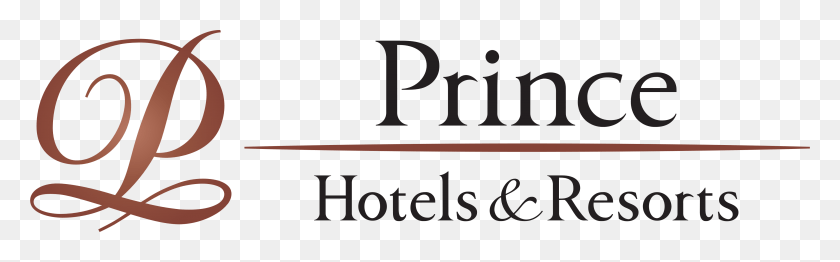 4338x1124 Prince Hotels Amp Resorts Logo Hotel And Resort Logo, Text, Alphabet, Number HD PNG Download