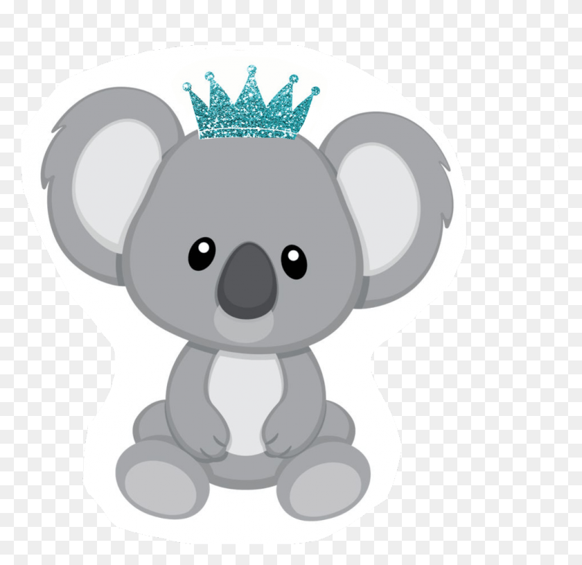 1024x992 Descargar Png Príncipe Koala Oso Corona Hijo Papá Familia Koala Azul Clipart, Accesorios, Accesorio, Joyería Hd Png