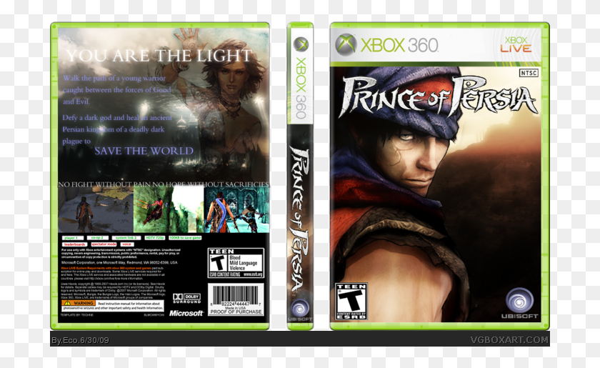 700x455 Prince Of Persia Box Art Cover Halo Wars Xbox 360 Arte De La Portada, Disco, Persona, Humano Hd Png