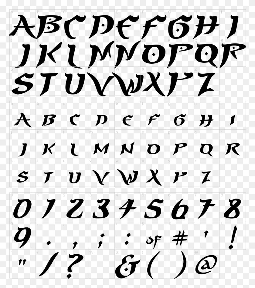 992x1132 Prince Of Persia Font Abcd Fuentes, Texto, Calendario, Número Hd Png