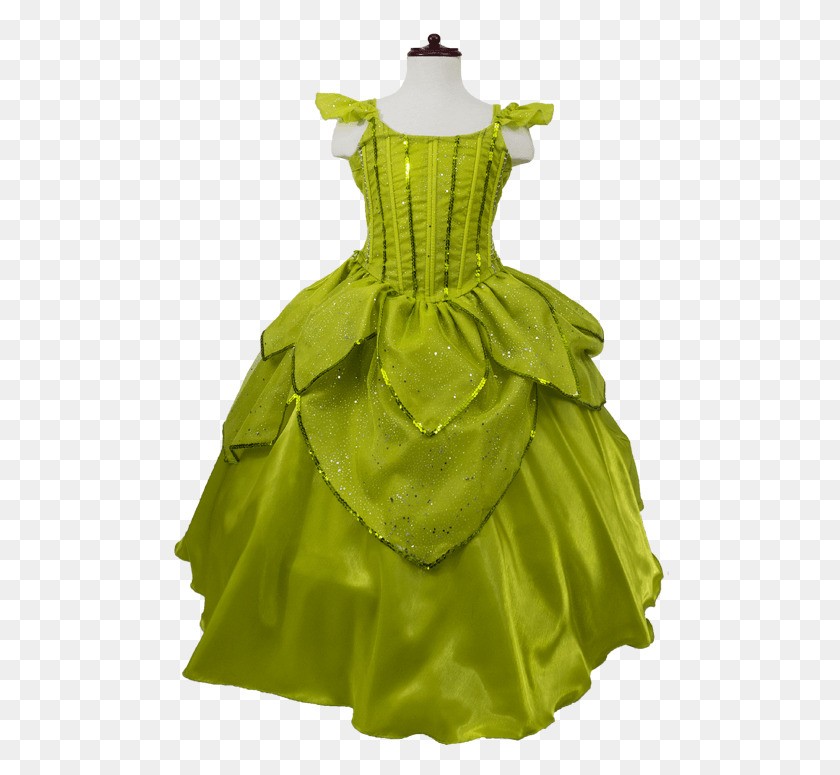 498x715 Princesa Campanita, Clothing, Apparel, Evening Dress HD PNG Download