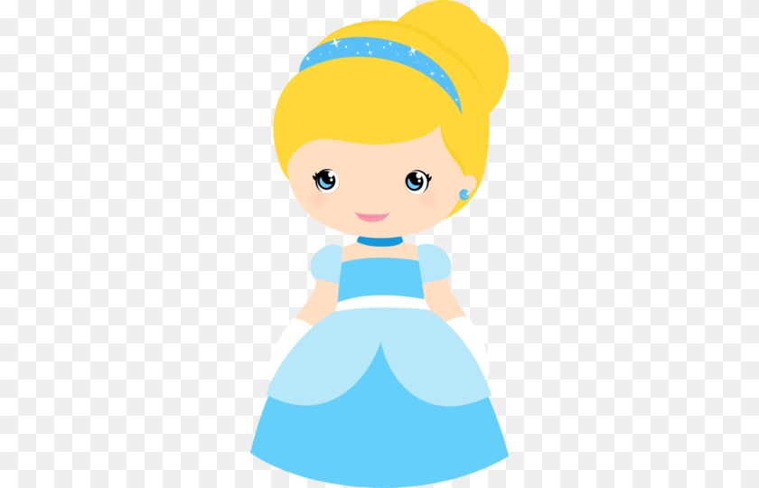 286x540 Princesas Disney Cutes, Baby, Person, Toy, Doll Sticker PNG