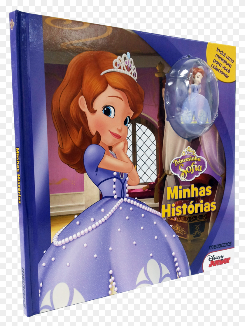 847x1145 Princesinha Sofia Minhas Histrias Princesinha Sofia Minhas Historias, Doll, Toy, Figurine HD PNG Download