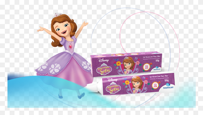 821x441 Princesinha Sofia Sofia The First Images, Doll, Toy, Figurine HD PNG Download