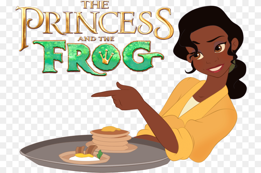 749x559 Princess And The Frog Fanart Tiana Princess And The Frog, Adult, Publication, Person, Meal PNG