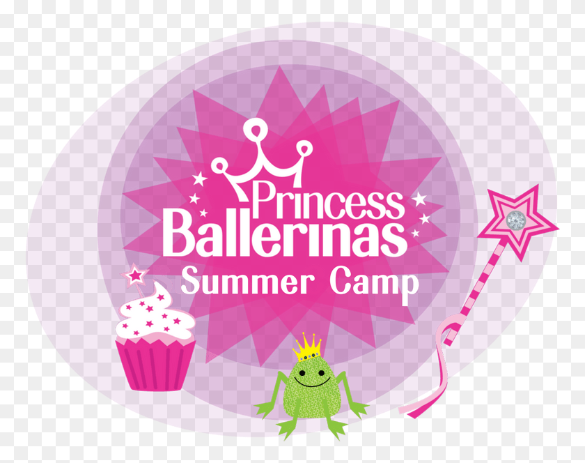 769x604 La Princesa Bailarina, Campamento De Verano, Logotipo, Rana, Gráficos, Púrpura Hd Png
