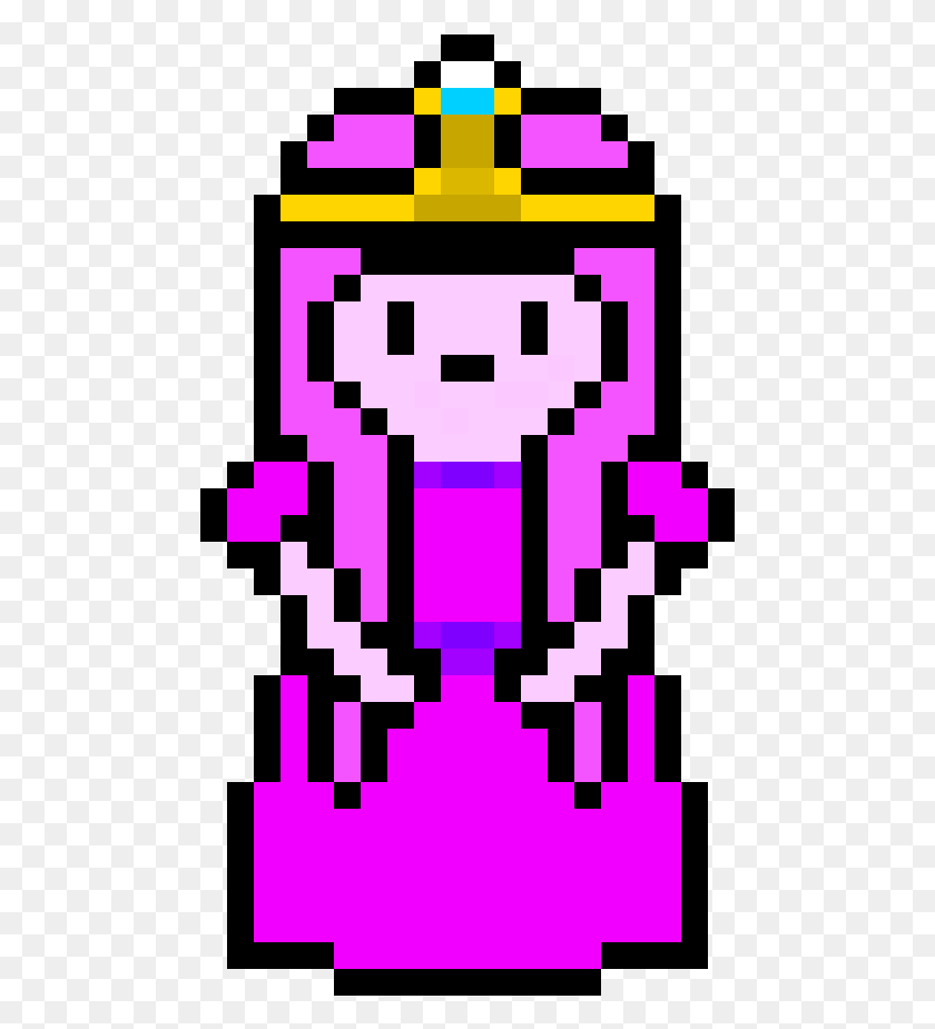 481x865 Princess Bubble Gum Princess Bubblegum Pixel Art, Pac Man, Graphics HD PNG Download