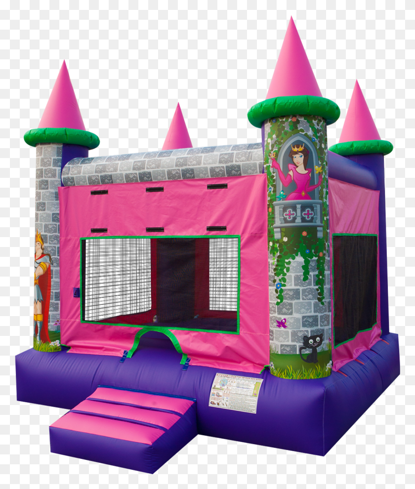 1128x1345 Princess Castle Bouncer Inflatable Castle, Cone, Toy HD PNG Download