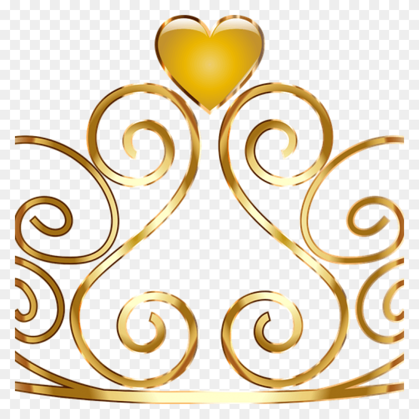 1024x1024 Princess Crown Tiara Female Free Vector Graphic Queen Gold Crown, Jewelry, Accessories, Accessory HD PNG Download