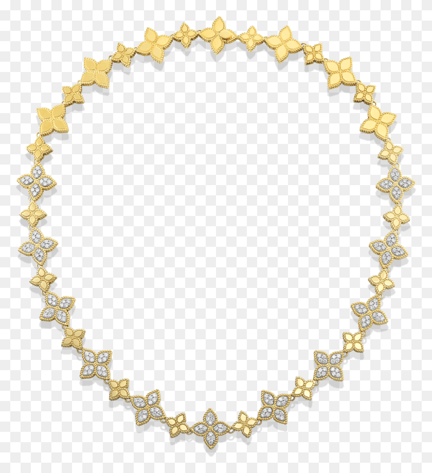 1296x1429 Princess Flower Alternating Diamond Necklace, Jewelry, Accessories, Accessory HD PNG Download