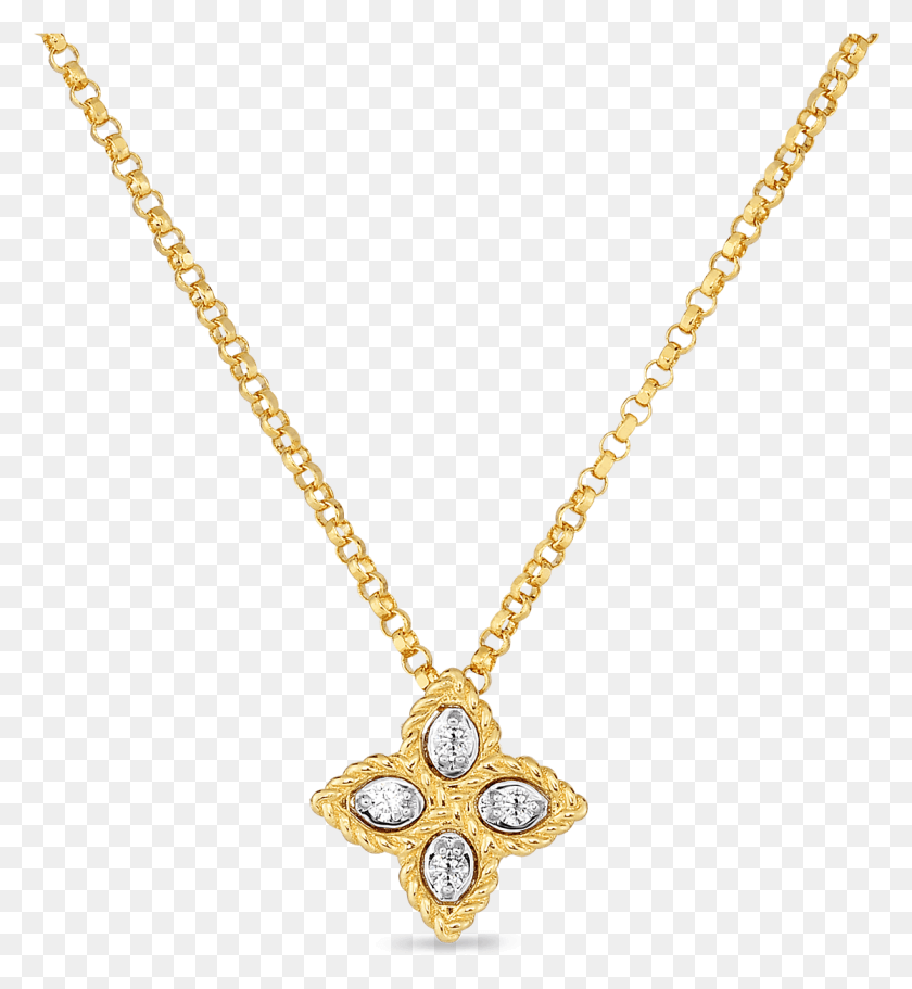 1117x1219 Princess Flower Small Pendant With Diamonds Necklace, Jewelry, Accessories, Accessory HD PNG Download