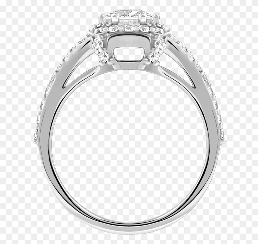 629x734 Princess Halo Ring Pre Engagement Ring, Jewelry, Accessories, Accessory HD PNG Download