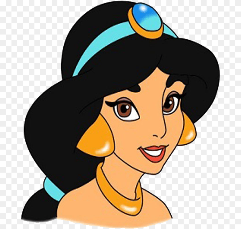 696x796 Princess Jasmine Hd Background Princess Jasmine Head, Baby, Clothing, Hat, Person PNG