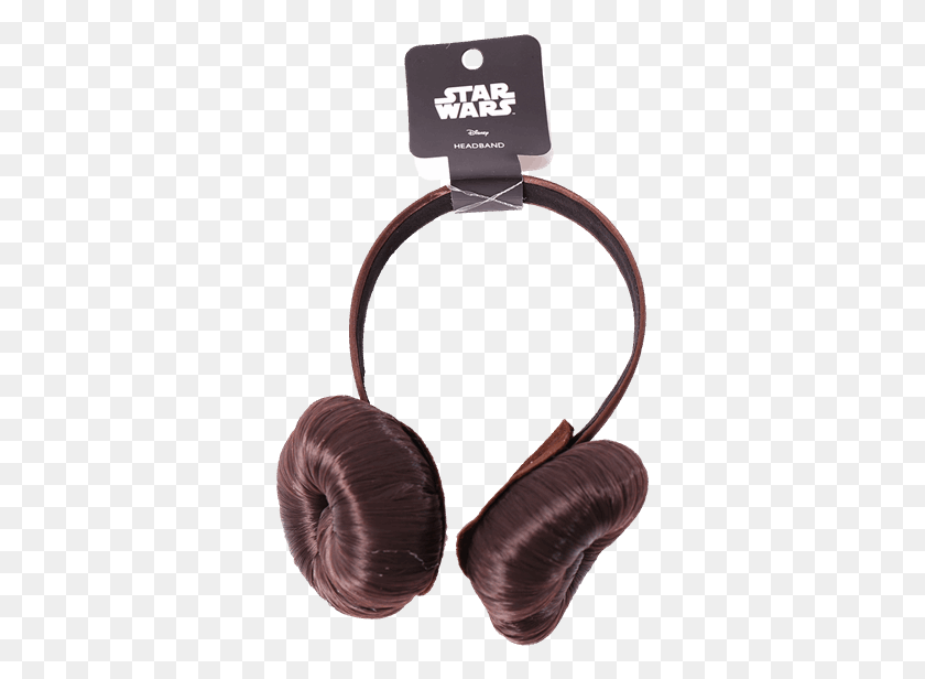 339x556 Princess Leia Buns Headband Princess Leia Headband, Cushion, Electronics, Headphones HD PNG Download