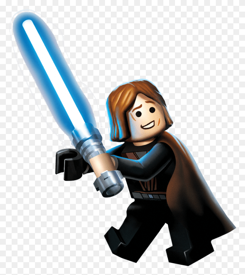 920x1043 Princess Leia Clipart Lego Lego Star Wars Game Anakin Skywalker, Toy, Person, Human HD PNG Download
