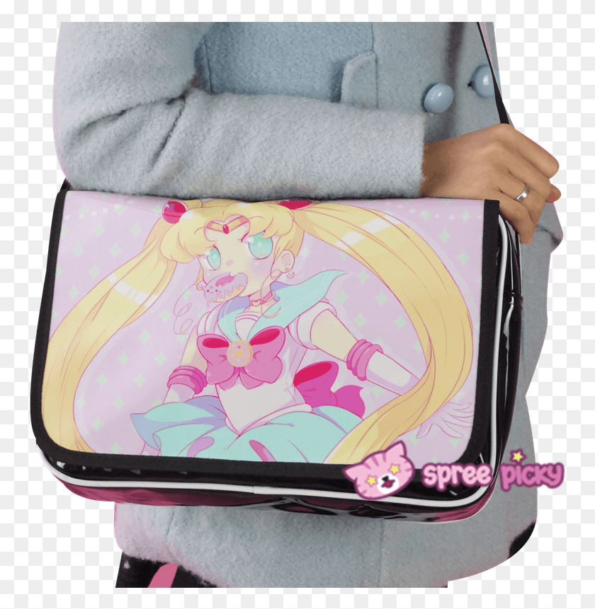 757x801 Princess Misery Design Saior Moon Donut Shoulder Spreepicky, Accessories, Accessory, Handbag HD PNG Download