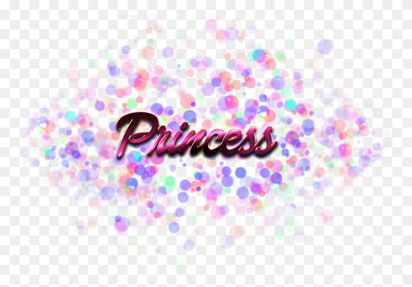 1783x1201 Princess Name Logo Bokeh Lana Name, Light, Chandelier, Lamp Descargar Hd Png