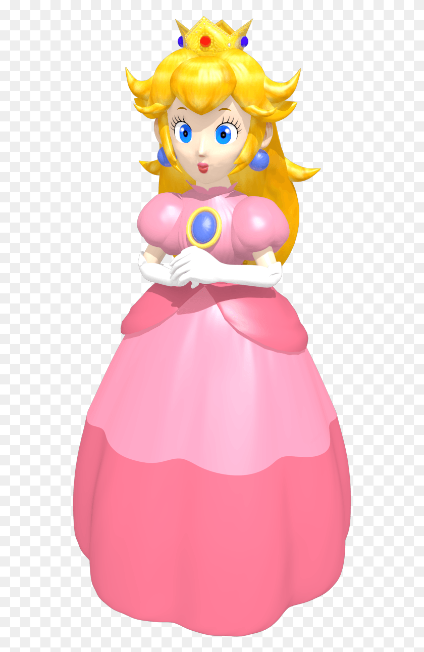 553x1229 La Princesa Peach Png / Diseño Original De Super Mario 64 Ds La Princesa Peach Png