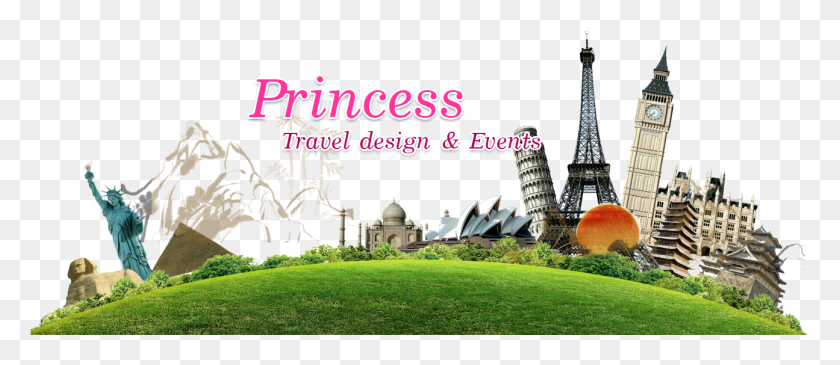 1295x507 Princess Travel Design Amp Events Co Tourist Attraction, Grass, Plant, Lawn HD PNG Download