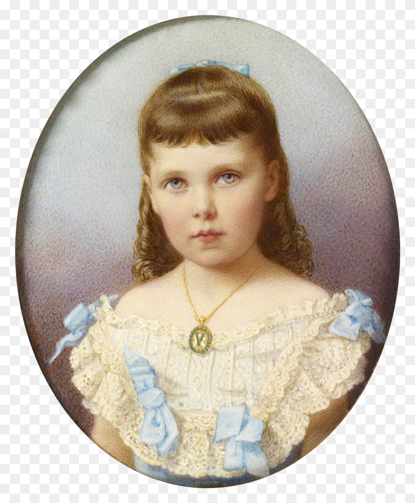 1153x1419 Princess Victoria Melita Of Edinburgh And Saxe Coburg Princess Victoria As A Girl, Pendant, Person, Human HD PNG Download