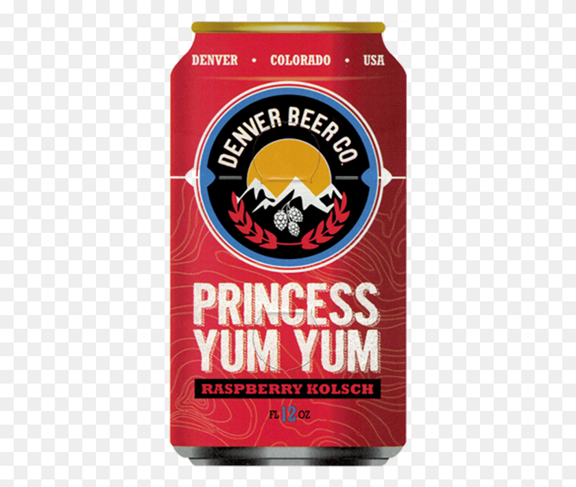 347x651 Princess Yum Yum Raspberry Kolsch 12oz 6 Pack Cans Denver Beer Co Raspberry Princess Yum Yum, Text, Lager, Alcohol HD PNG Download