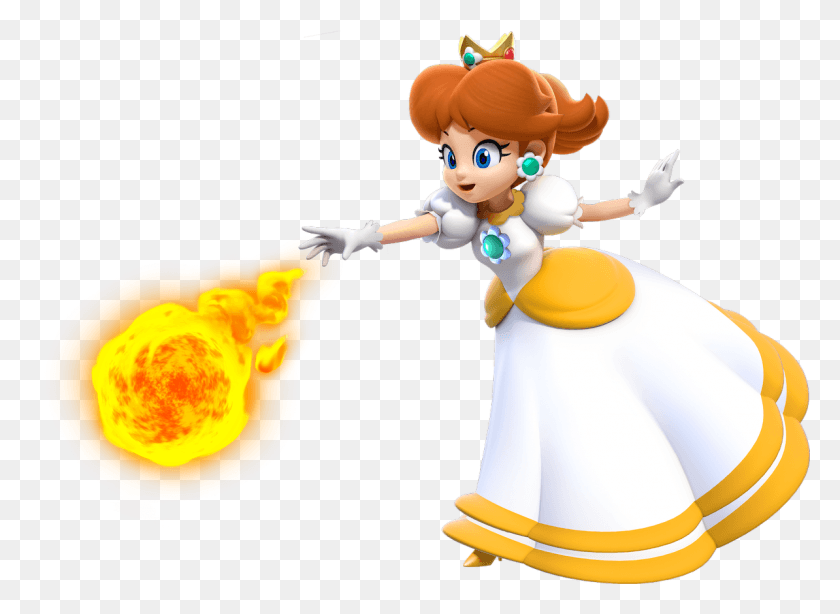 1194x849 Принцесса Дейзи Супермарио Огненный Цветок Nintendo Nintendoswitchpic Super Mario 3D World Fire Персик, Игрушка, Рыба, Животное Hd Png Скачать