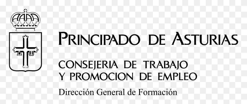 2191x831 Principado De Asturias Logo, Monocromo Transparente, Gris, World Of Warcraft Hd Png