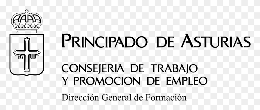 2191x831 Principado De Asturias Logo Transparent Monochrome, Gray, World Of Warcraft HD PNG Download