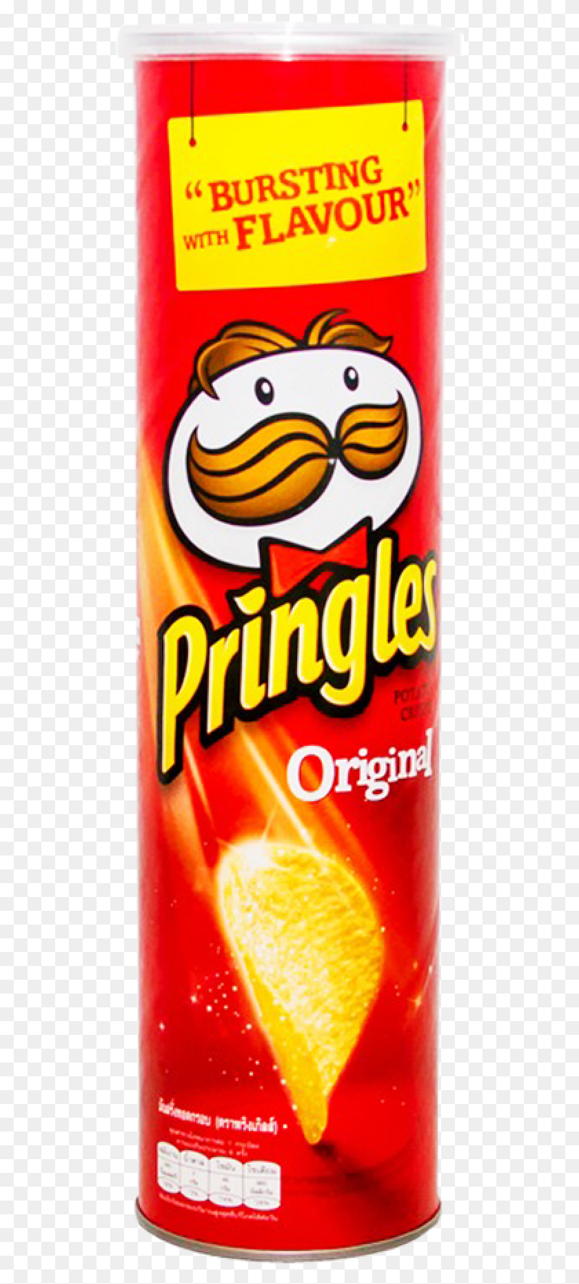 507x1801 Pringles Chips Original 150 Gm Картофельные Чипсы На Прозрачном Фоне, Олово, Бутылка Для Бутылок, Напиток Hd Png Скачать