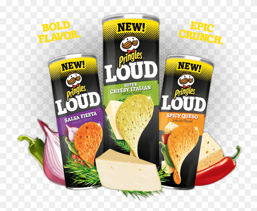 1060x857 Pringles Loud Ad, Food, Burger, Taco HD PNG Download