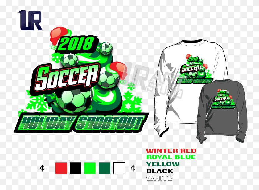 766x557 Print 2018 Soccer Holiday Shootout Tshirt Vector Design Track And Field Shirt Design, Person, Human, Advertisement HD PNG Download
