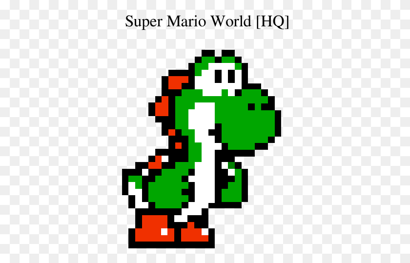 342x479 Print Blue Yoshi Pixel Art, Pac Man, First Aid HD PNG Download