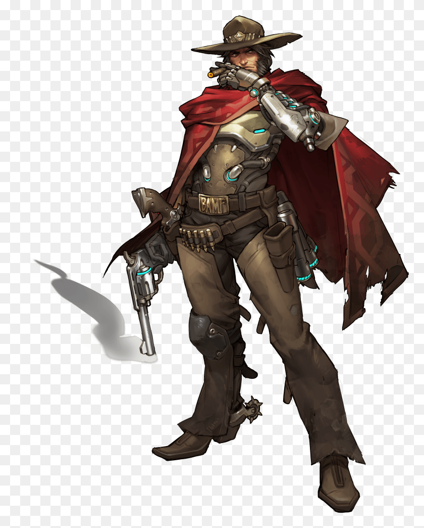 3011x3802 Print Mccree Overwatch Characters Mccree HD PNG Download