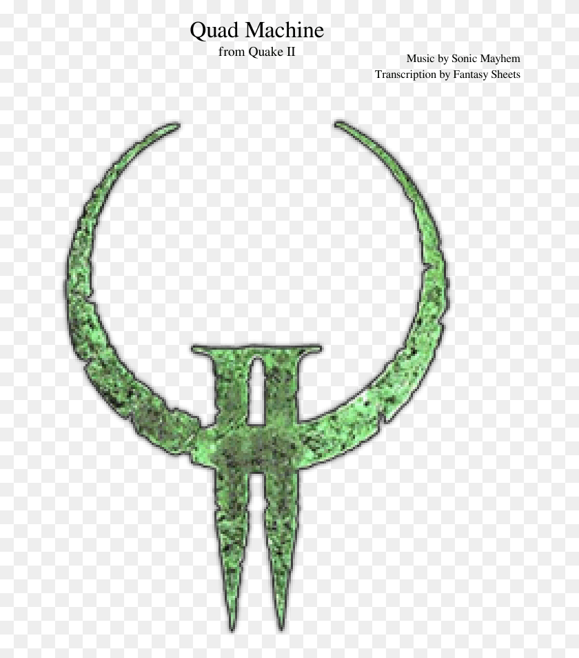 671x894 Print Quake Ii, Cross, Symbol, Jewelry HD PNG Download