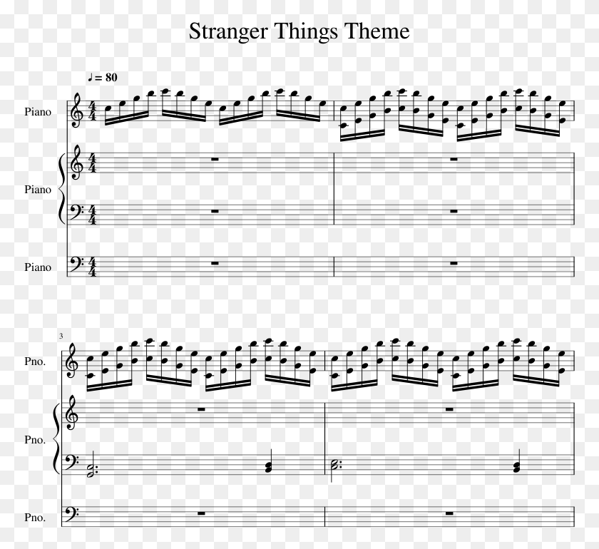 773x710 Descargar Png / Partitura De Música Png