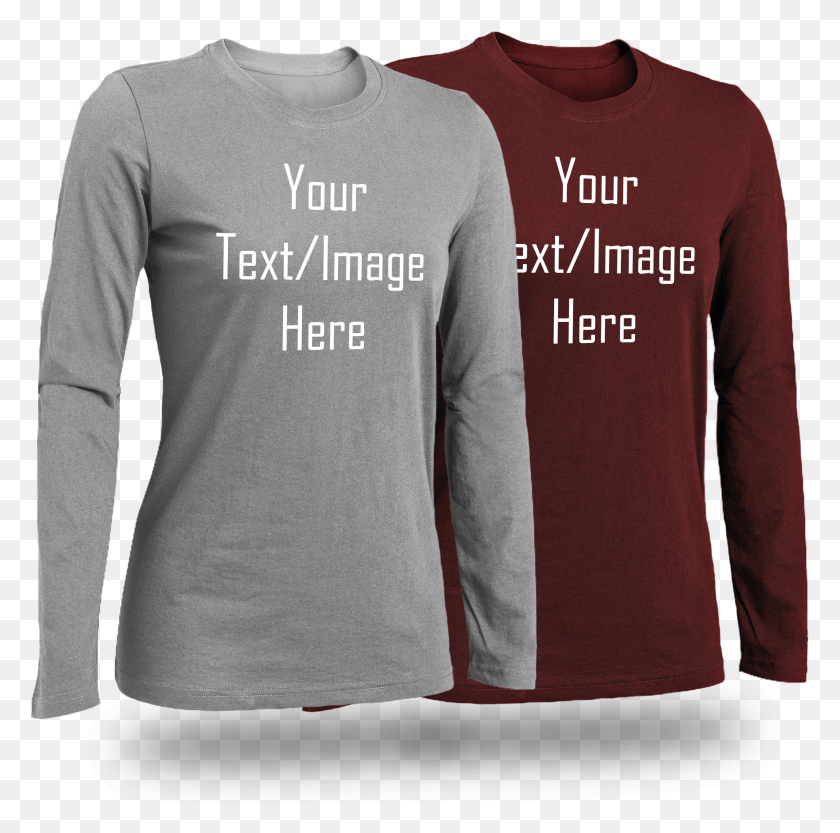 2380x2359 Print Your Own Long Sleeve T Shirt Long Sleeved T Shirt HD PNG Download