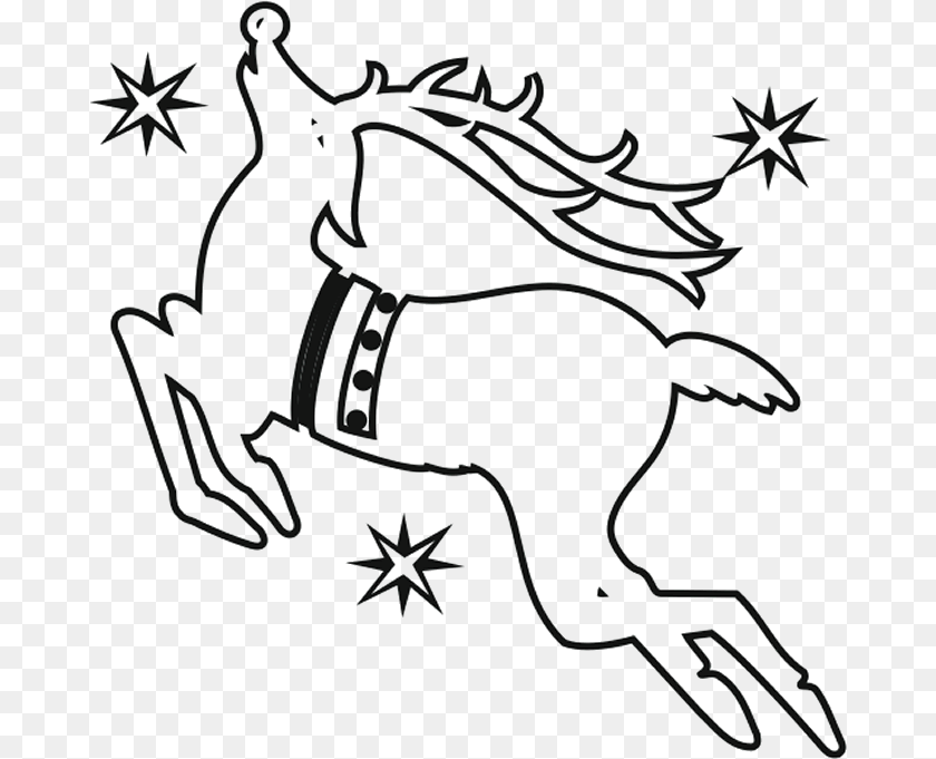 680x681 Printable Flying Reindeer Coloring Pages25 Best Flying Reindeer Coloring Pages, Stencil, Bow, Weapon, Animal Clipart PNG